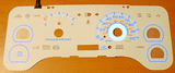 99 00 Jeep Cherokee No Tach White Face Glow Gauges