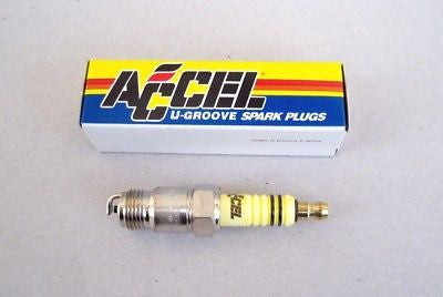 1 Accel Resistor Race Spark Plug U Groove 8190 574
