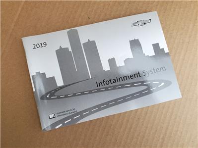 OEM 2019 Chevy Silverado Infotainment System Manual Supplemental Guide 84054449