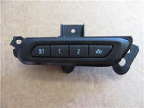2013-2017 Cadillac XTS Seat Memory Switch Driver LH Black W/Bracket 22962508