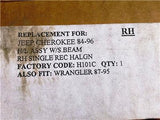 1984-2001 Jeep Cherokee Comanche Wrangler RH Passenger Side Headlight CH2501104