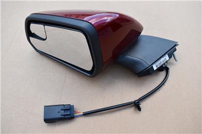 OEM 2015-2019 Ford Mustang Left Side Power Door Mirror - Red FR3B-17683-AL5DST