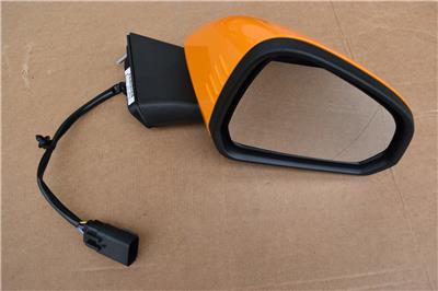 OEM 15-19 EURO Ford Mustang Right Side Rear Door Mirror - Orange GR3B-17682-HD5JES