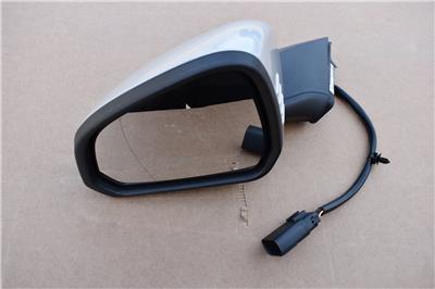 OEM 15-19 EURO Ford Mustang Left Side Rear Door Mirror - Silver GR3B-17683-DE5APF