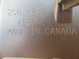 OEM 10-14 GMC Terrain Center Console Upper Cover Panel Trim Brown Cocoa 20814219