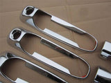 Impostor 4DR Chrome Door Handle Covers With Passenger Key Hole Dodge Jeep