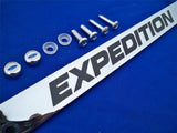 1997-2020 Ford Expedition Chrome Metal License Plate Frame with logo screw caps