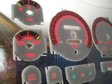 1994-1997 Dodge Ram White Face Glow Through Gauges In Kilometers For Cluster APC