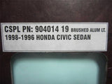 1996 1997 1998 Honda Civic Sedan Dash Trim Kit Overlay Brushed Aluminum Look