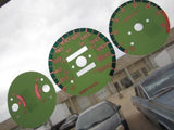 Kilometers 96-00 Honda Civic Manual Green Face Glow Through Gauges For Cluster
