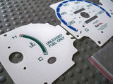 MT Stick Manual 96-00 Honda Civic DX Cluster White Face Glow Through Gauges