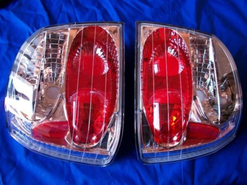 1993-2002 Volkswagen Golf Jetta Cabrio Clear & Chrome Tail Lamp Light Set SONAR