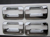 06-08 Lincoln Mark LT Chrome Handle bezels W/O Key Pad W/ passenger Key Hole