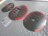KPH Kilometers 96-00 Honda Civic MT Carbon Fiber White Face Glow Through Gauges