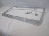 1 Ford Escape All Models Engraved Chrome Metal License Plate Frame W/ Logo Caps