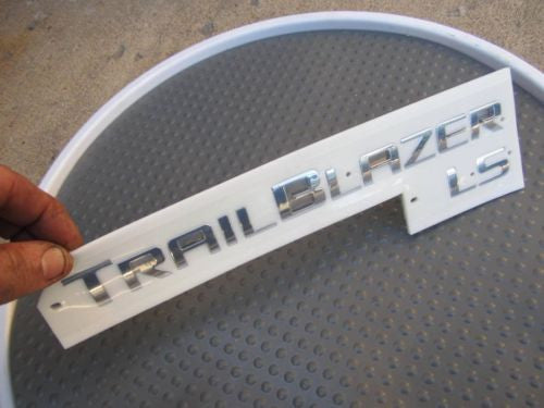 OEM Chevrolet Trailblazer Trail Blazer LS rear emblem sign decal peel & stick