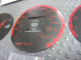 KPH Kilometers 96-00 Honda Civic MT Carbon Fiber White Face Glow Through Gauges