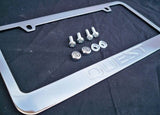 Nissan Quest Engraved Chrome Metal License Plate Frame W/ LOGO Screw Caps