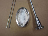 1994-2001 Acura Integra Chromed Aluminum Billet Dipstick & Water Cap Cover Combo