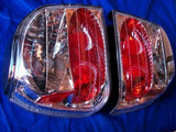 1993-2002 Volkswagen Golf Jetta Cabrio Clear & Chrome Tail Lamp Light Set SONAR
