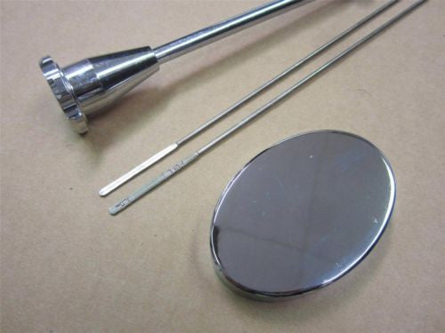 1994-2001 Acura Integra Chromed Aluminum Billet Dipstick & Water Cap Cover Combo