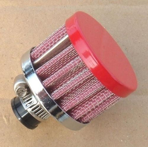 12MM Inlet Red Air Breather Filter Valve Cover Vent