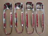 Impostor 4DR Chrome Door Handle Covers With Passenger Key Hole Dodge Jeep