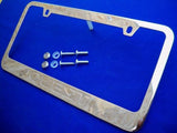 Nissan Quest Engraved Chrome Metal License Plate Frame W/ LOGO Screw Caps