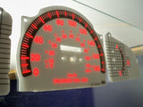 95-97 Toyota Tacoma W/O RPM White Face Glow Through Gauges km 201044RKM