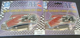 2 Chevy Cavalier Z24 Logo Red Fender Emblem Emblems Sign Decal Flamed Badges