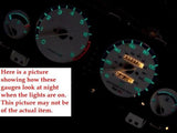 MT Stick Manual 96-00 Honda Civic DX Cluster White Face Glow Through Gauges