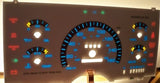 1994 1995 KPH GMC Safari Astro Van Cluster Glow Through White Face Gauges KILO