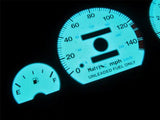 94-01 Acura Integra AT Automatic LS RS GS White Face Glow Gauges 8K Blue & Green