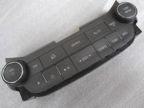 GM OEM 2013 Chevrolet Malibu Radio Control Panel Face Buttons Switches Unit
