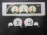 94-01 Acura Integra AT Automatic LS RS GS White Face Glow Gauges 8K Blue & Green