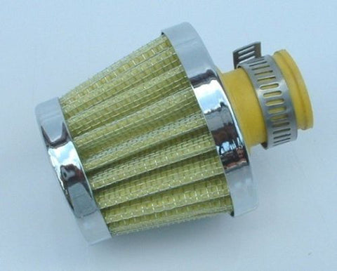 8-10 mm Spectre Yellow Cone Style Air Breather Filter Valve Cover Vent Washable