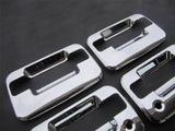 06-08 Lincoln Mark LT Chrome Handle bezels W/O Key Pad W/ passenger Key Hole