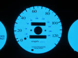 1996-2000 Honda Civic DX Manual Transmission Glow Gauges For Cluster Blue Green