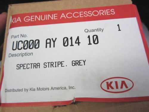 OEM Kia Spectra 2000 2001 2002 5 door Pin Stripes Body Graphics Grey Silver