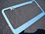 1 Hummer H3 Chrome Engraved Metal License Plate Frame Licensed + Logo Caps