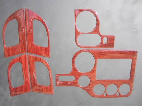 2003-2006 Ford Expedition XLT 4WD Dash Kit Trim Overlay Rose Wood Look 6 Pieces