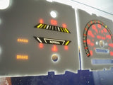 1988-1992 Ford Bronco 2 II MPH Cluster White Face Glow Through Gauges 201037R