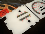 1988-1992 Ford Bronco 2 II MPH Cluster White Face Glow Through Gauges 201037R