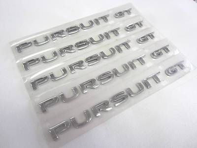 Pontiac Pursuit GT Rear Trunk Lid Chrome Emblem Logo OEM # 15264501 Lot Of 5