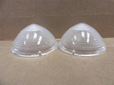 Side Markers Lights Pair Clear 64-66 Chevrolet G10 Driver Left Passenger Right