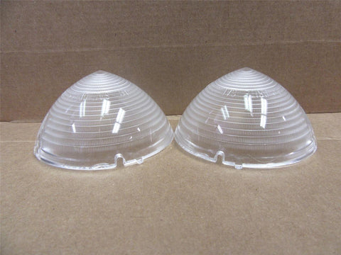 Side Markers Lights Pair Clear 64-66 Chevrolet G10 Driver Left Passenger Right