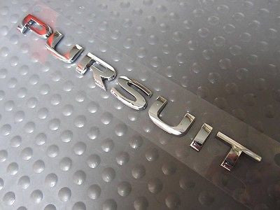 Pontiac Pursuit Rear Trunk Lid Chrome Emblem Sign Badge Logo OEM # 15264500