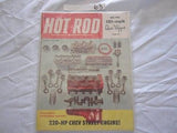 Hot Rod Magazine January 1956 '55 Ford Mighty Mercury Glass Slipper Chevy V8