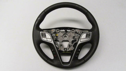 Used OEM 2016 2017 Hyundai Santa Fe NB1 Brown Leather Steering Wheel 561102WAX0UNB