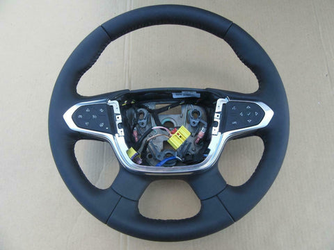OEM 2018 2019 Chevrolet Traverse Steering Wheel Black Leather 84439171